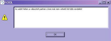 figyelmeztető üzenet